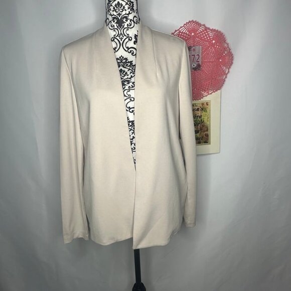 NWT Premise Suit Separates Blazer with Side Pockets Cream Size Medium - Picture 2 of 12
